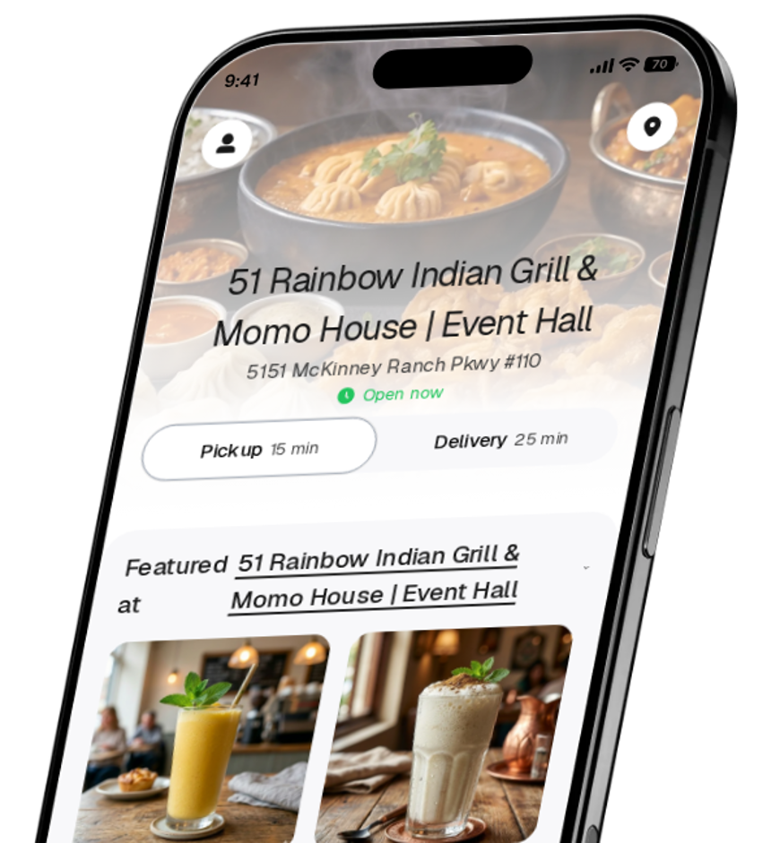 51 Rainbow Indian Grill & Momo House | Event Hall app preview