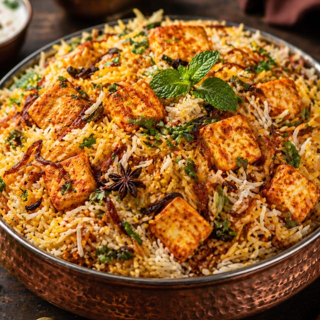 Paneer Biriyani.