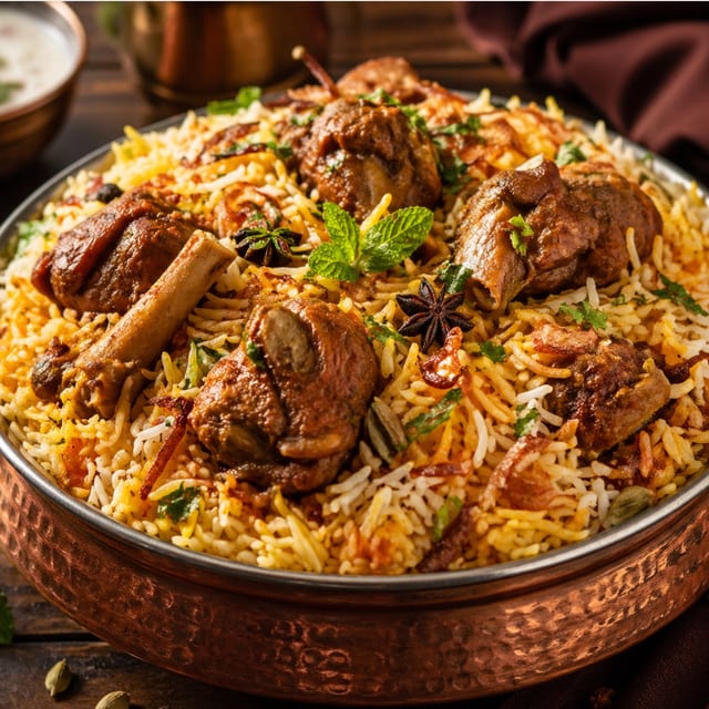 Lamb Biriyani.