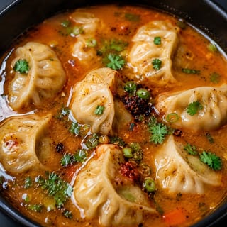 Jhol Momo Chicken