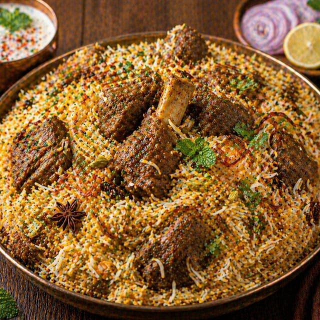 Goat Biriyani.