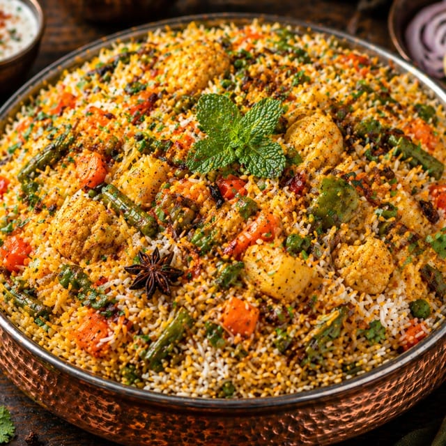 Vegetable Biriyani.