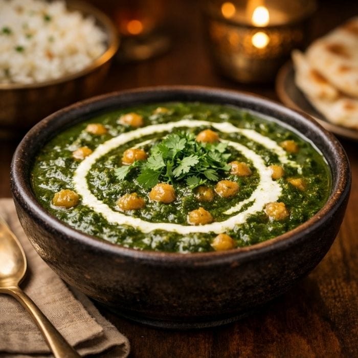 Saag Chana.