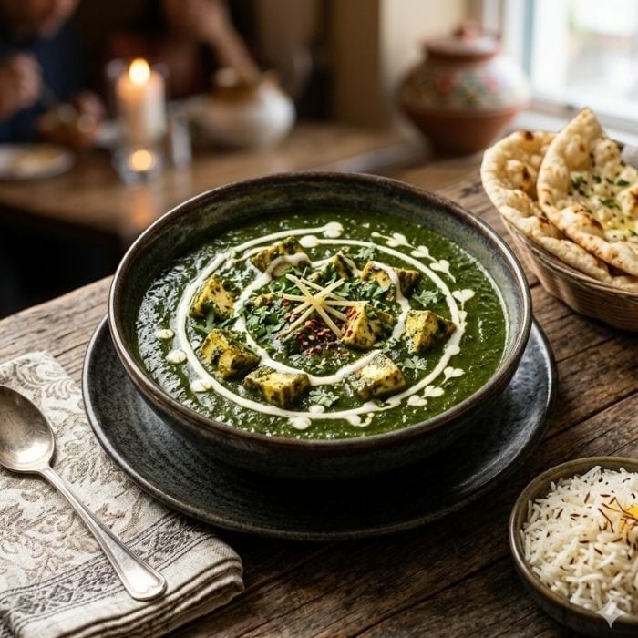 Saag Paneer.