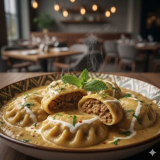 Mutton Malai Masala Momo