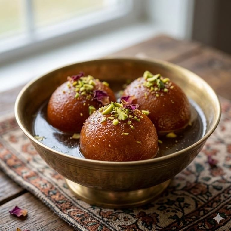 Indulge in our gulab jamun