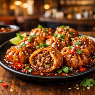 Mutton Honey Chilli Momo