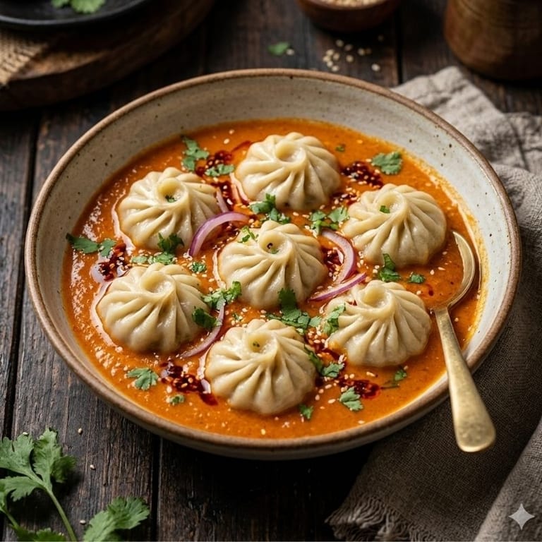 Delicious Jhol Momo
