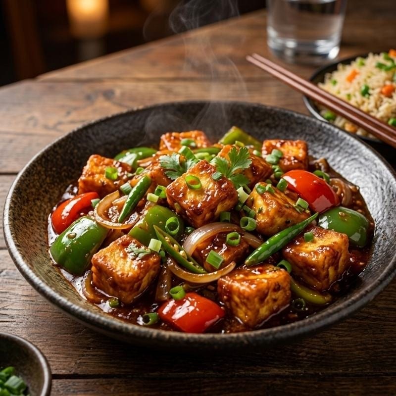 Chilli Paneer.