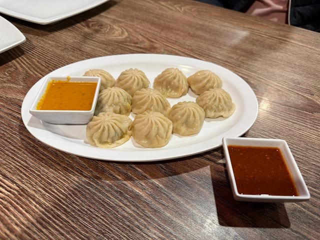 Steamed Momo.