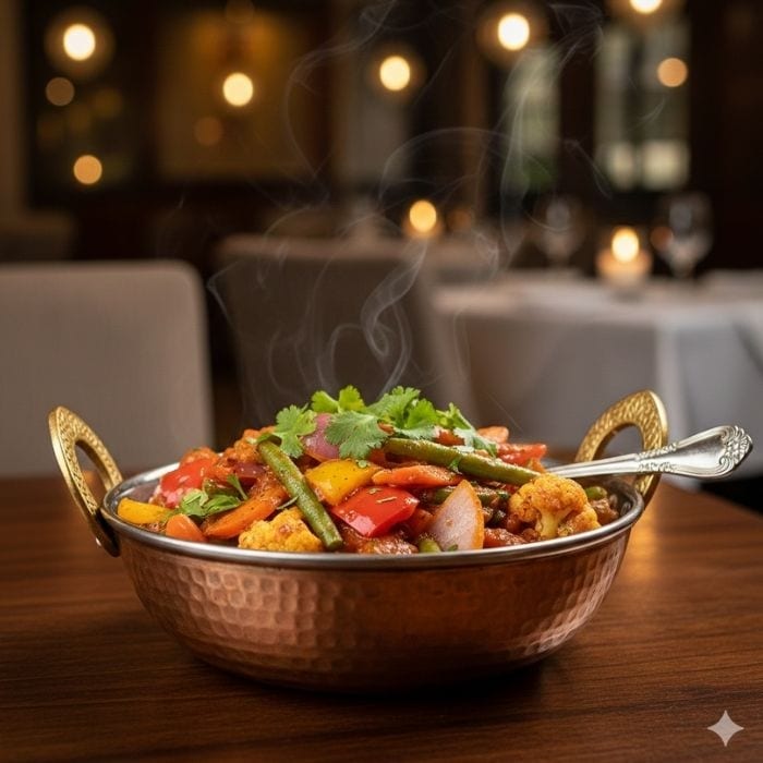 Vegetable Jalfrezi.
