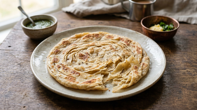 Lacha Paratha.