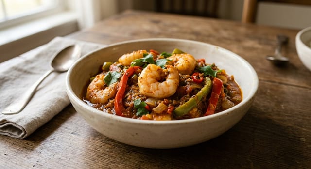 Shrimp Kadai.