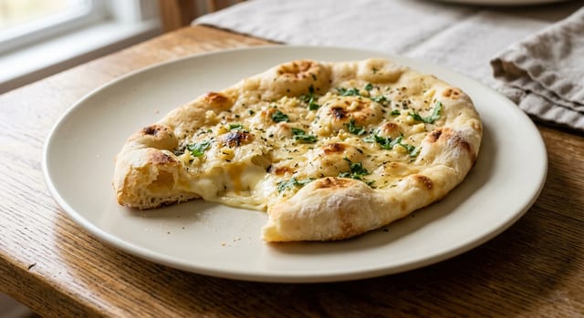 Garlic Cheese Naan.