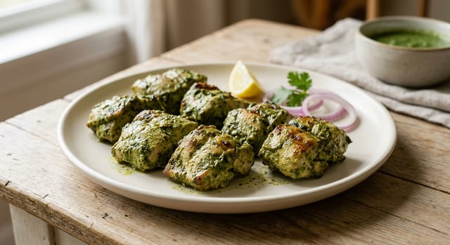 Hariyali Chicken.