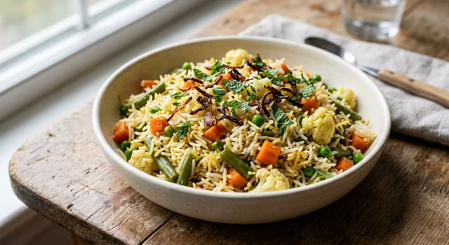 Vegetable Biriyani.