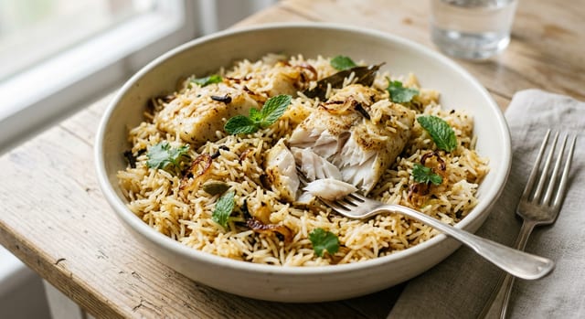 Fish Biriyani.