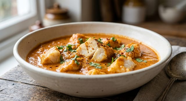 Fish Tikka Masala.