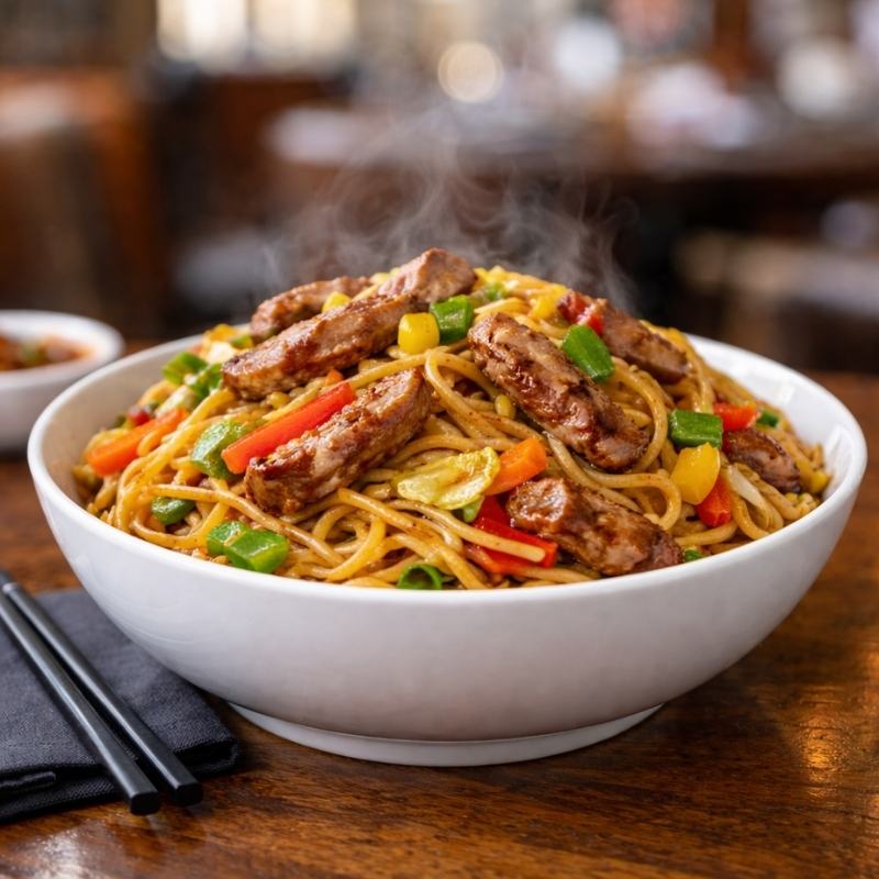 Chowmein Mutton