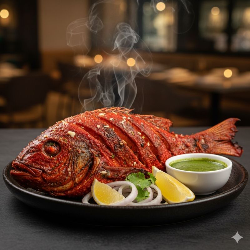 Pompano Tandoori Fish