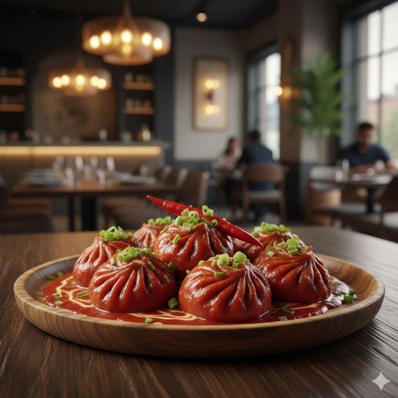 Veg Creamy Szechuan Momo