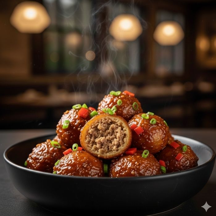 Mutton Manchurian Momo