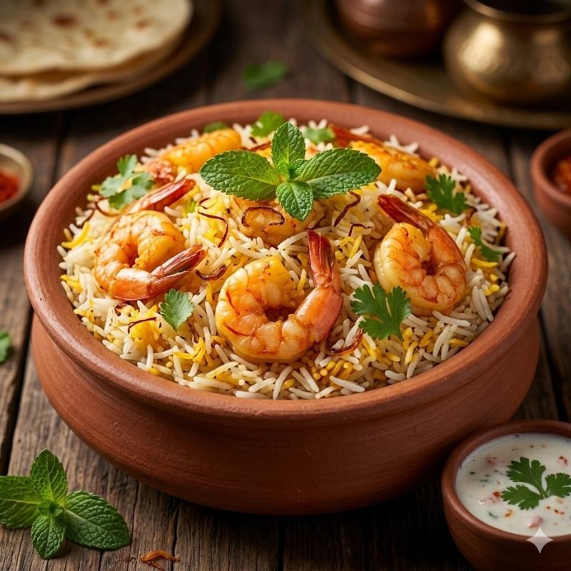 Shrimp Biryani