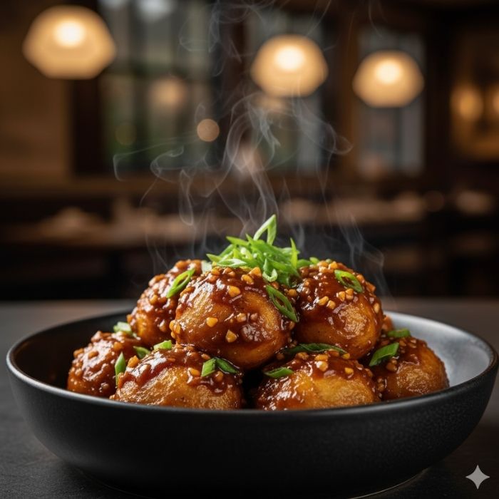 Chicken Manchurian Momo